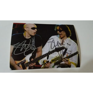 Steve Vai and Joe Satriani 5 x 7 photo sign