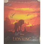 Load image into Gallery viewer, Lion King cast signed Beyonce James Earl Jones Seth Rogan 36x24 movie poster signed with proof
