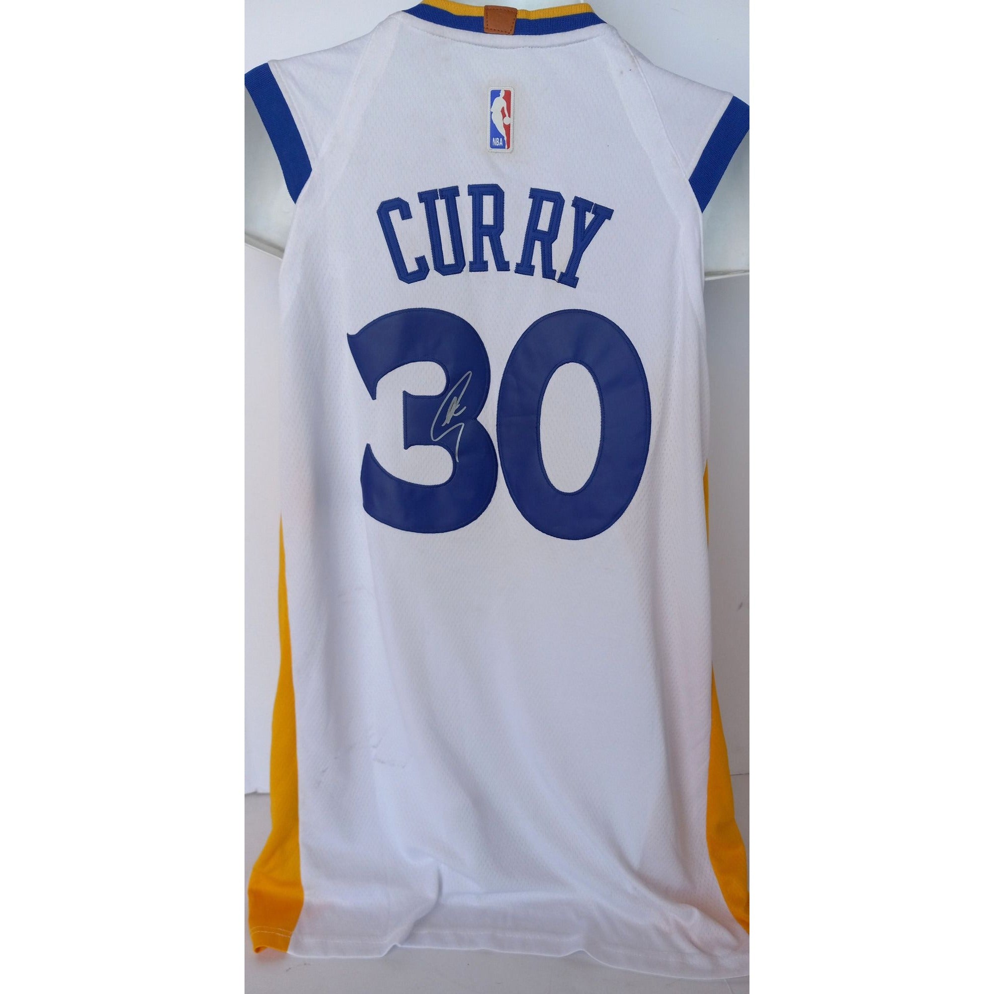 Stephen Curry Golden State Warriors authentic jersey signed with proof