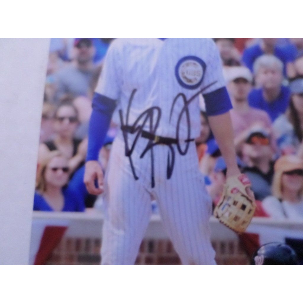 Kris Bryant and Bryce Harper 8 by 10 signed photo