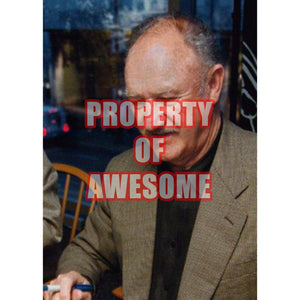 Gene Hackman 5 x 7 photo signed with proof