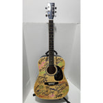 Load image into Gallery viewer, Michael Jackson , Mick Jagger, Madonna, Bruce Springsteen signed guitar with proof
