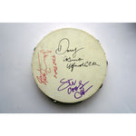 Load image into Gallery viewer, John Fogerty Creedence Clearwater Revival signed tambourine 10 in with proof
