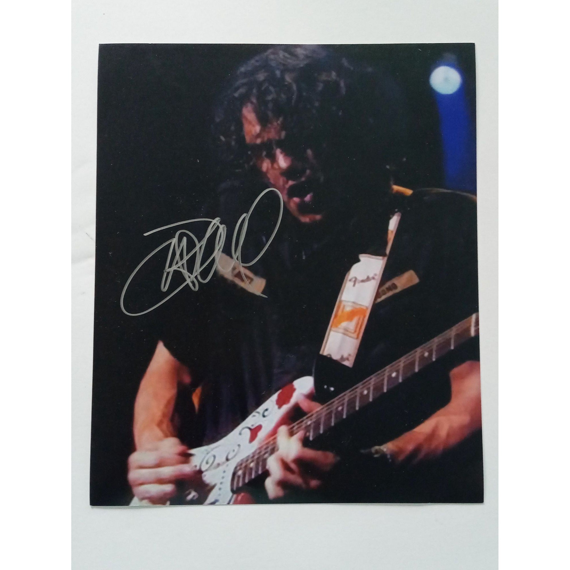 John Mayer 8 by 10 signed photo with proof