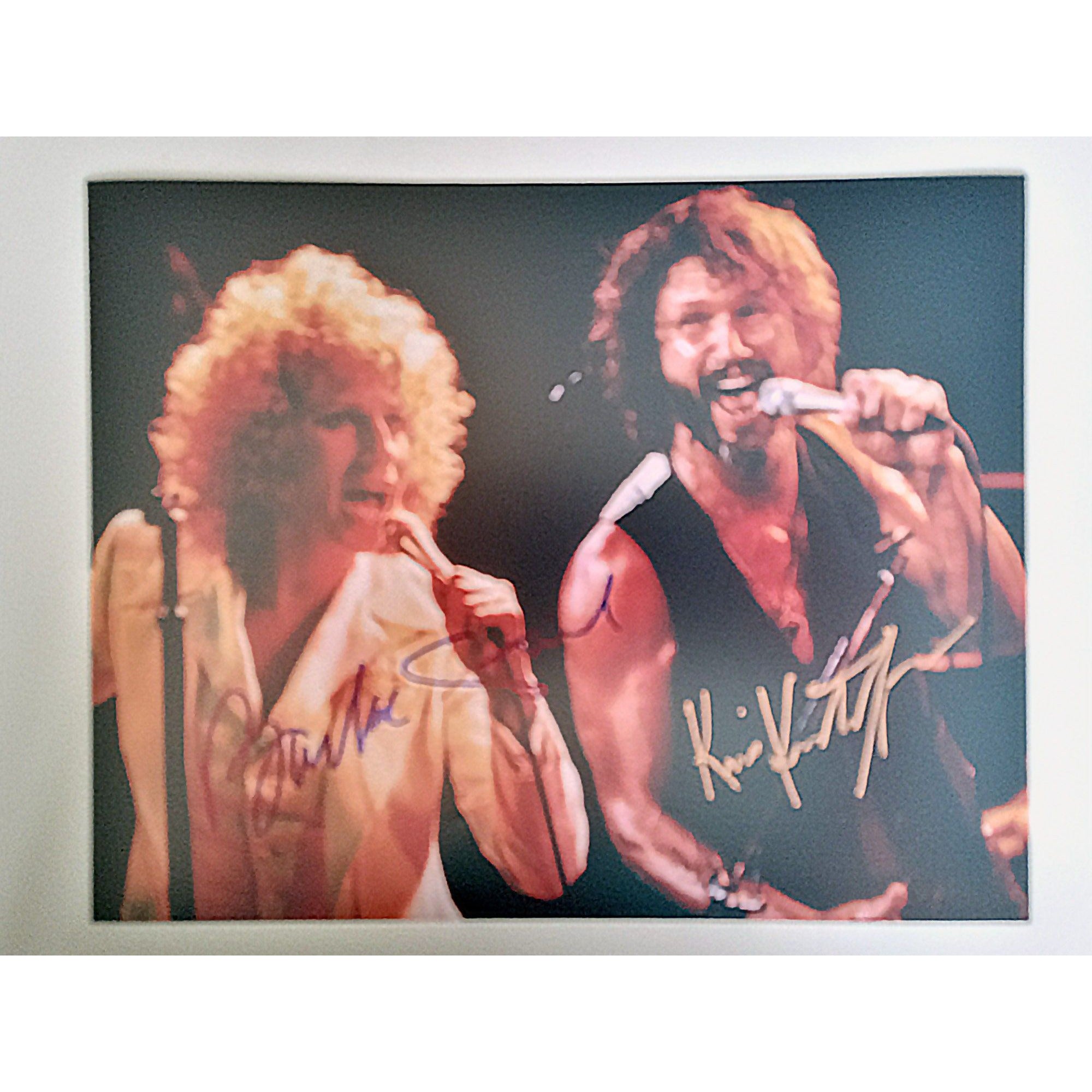 Kris Kristofferson and Barbra Streisand, A Star is Born 8 by 10 signed photo with proof