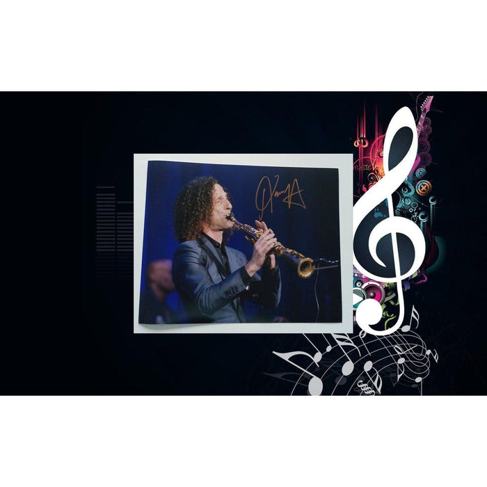 Kenny G 8 x 10 signed photo with proof