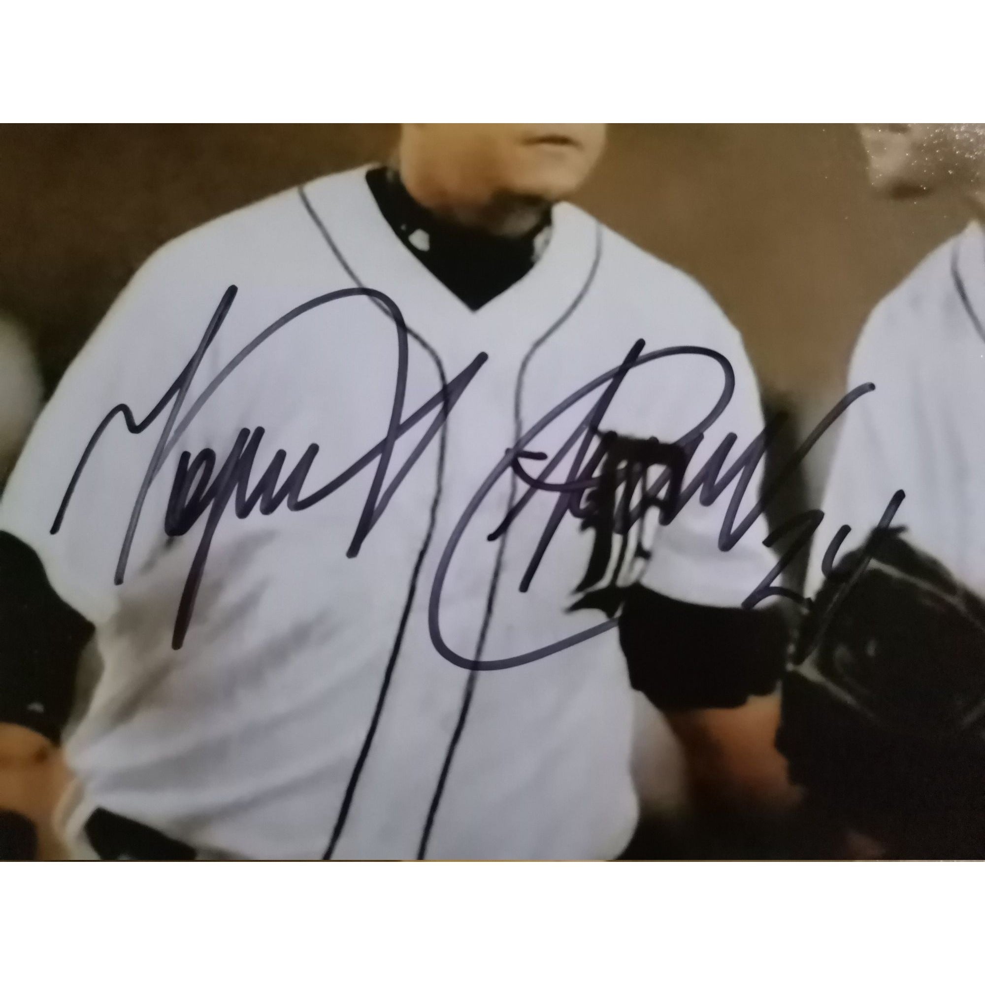 Justin Verlander and Miguel Cabrera 8 x 10 signed photo