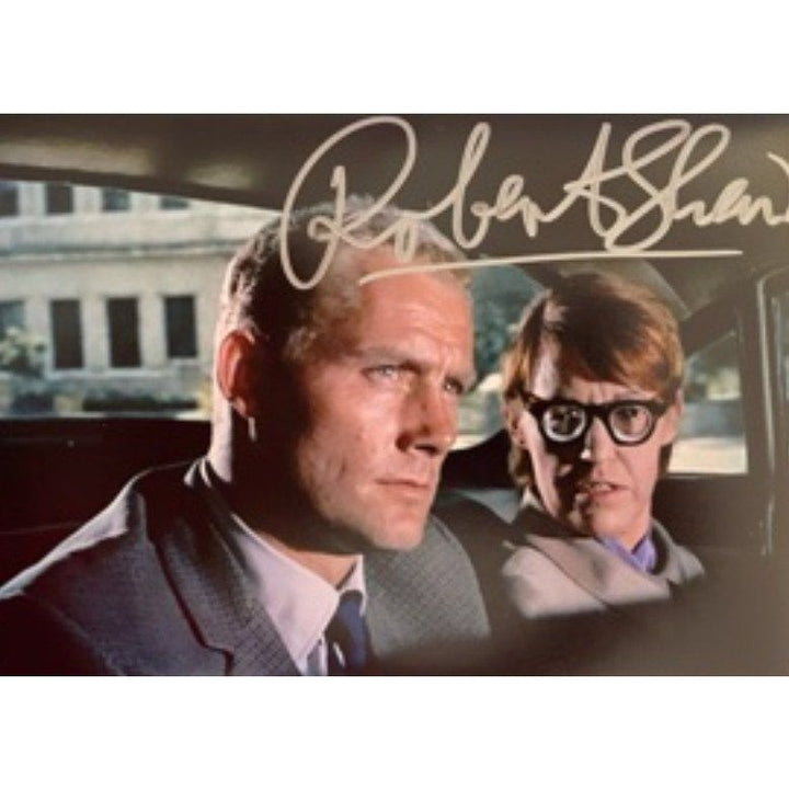 Robert Shaw Red Grant from Russia with Love James Bond 5 x 7 photo signed - Awesome Artifacts 