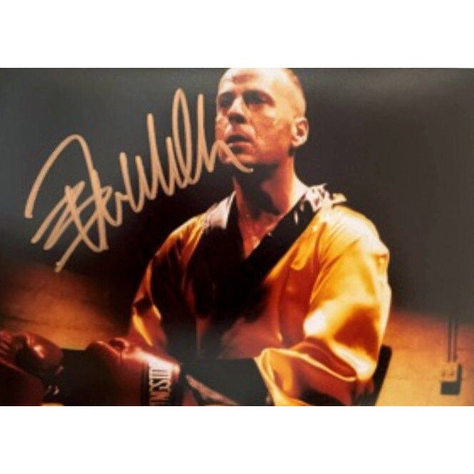 Bruce Willis Pulp Fiction "Butch Coolidge" 5 x 7 photo signed with proof