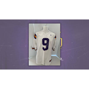 Joe Burrow White LSU Tigers Autographed Nike Game Jersey