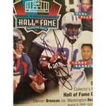 Load image into Gallery viewer, NFL Hall of Fame program 2004 John Elway Barry Sanders Carl Eller Bob Brown signed
