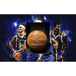 Load image into Gallery viewer, Stephen Curry Klay Thompson Draymond Green Golden State Warriors 2021-22 team basketball free case - Awesome Artifacts 
