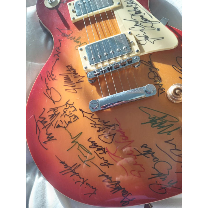 Bob Dylan birthday celebration guitar Eric Clapton Eddie Vedder 21 music icons signed