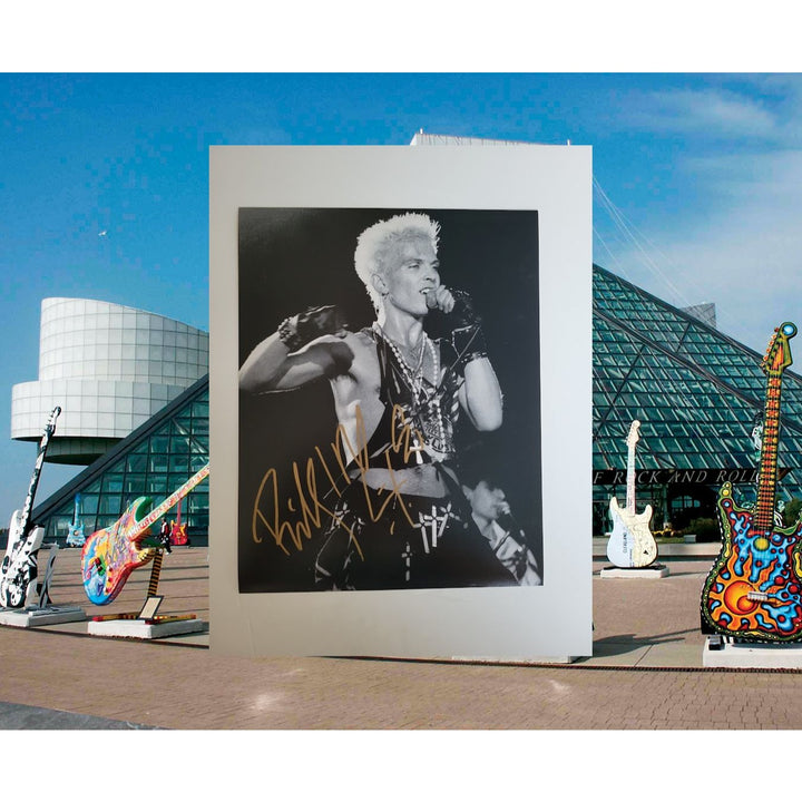 Billy Idol 8x10 photo signed with proof