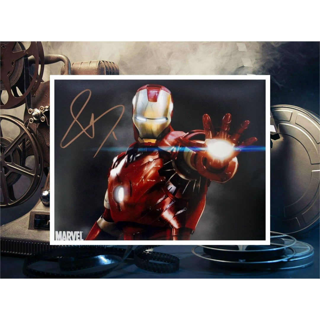 Robert Downey jr. Iron Man 8 x 10 photo signed with proof - Awesome Artifacts 