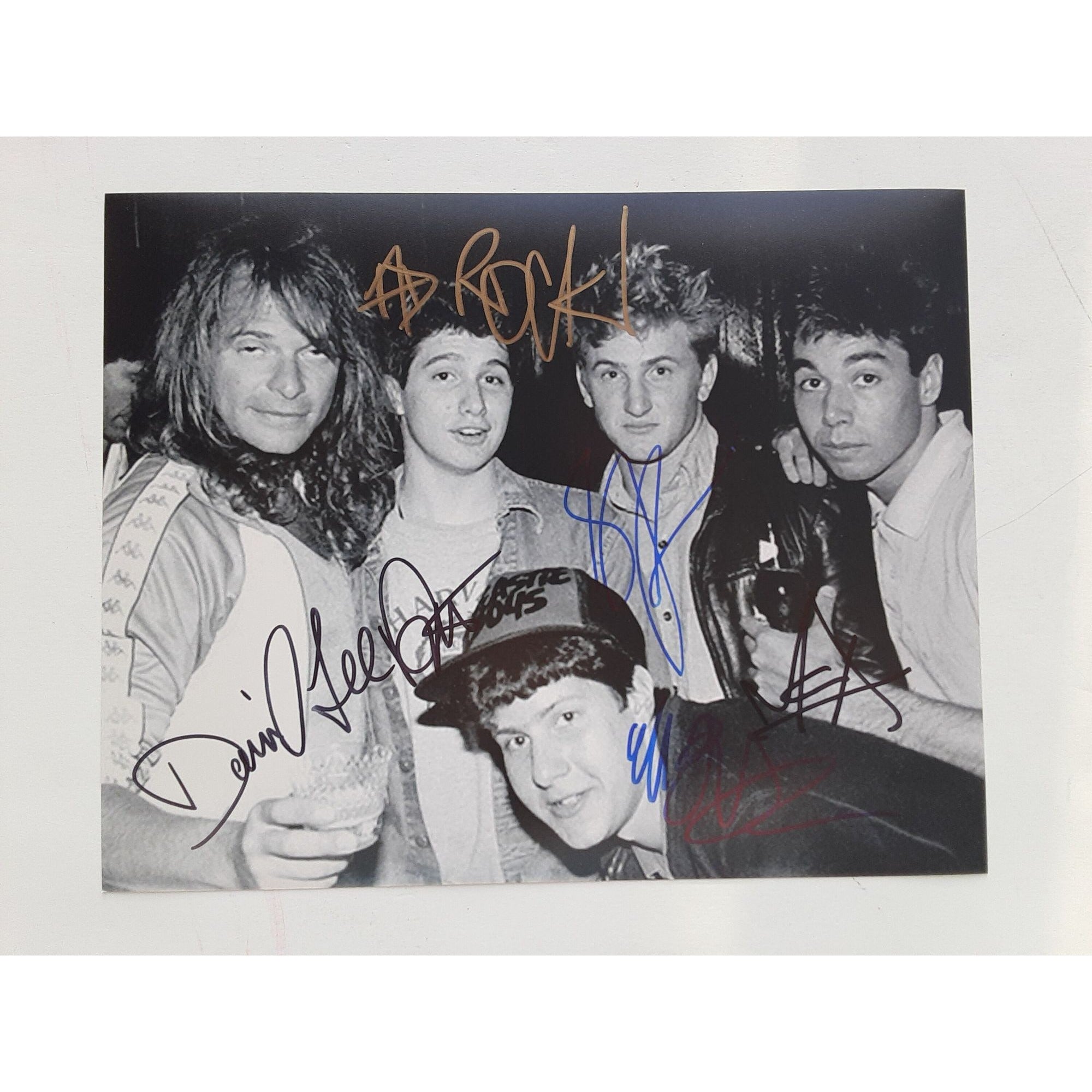 David Lee Roth, Sean Penn, Beastie Boys 8 x 10 sign photo