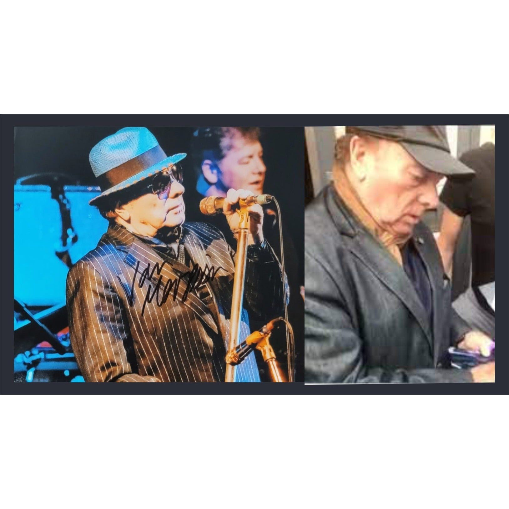 Van Morrison eight-by-ten photo signed with proof - Awesome Artifacts 