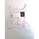 Load image into Gallery viewer, Metallica James Hetfield, Lars Ulrich, Jason Newsted, Kirk Hammett electric guitar pickguard signed with proof
