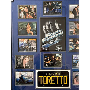 Fast and Furious, Vin Diesel ,Paul Walker signed and framed with proof