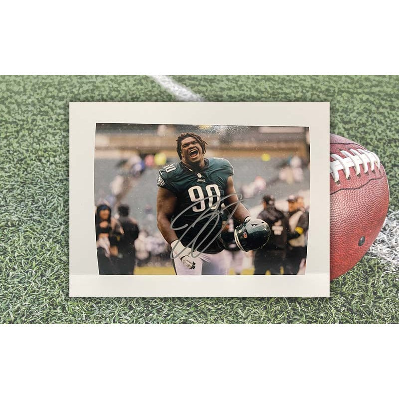 Jordan Davis #90 Philadelphia Eagles 5x7 photograph signed