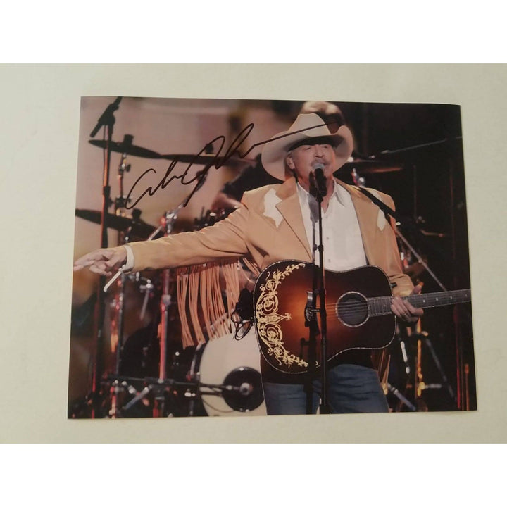 Alan Jackson 8 x 10 signed photo