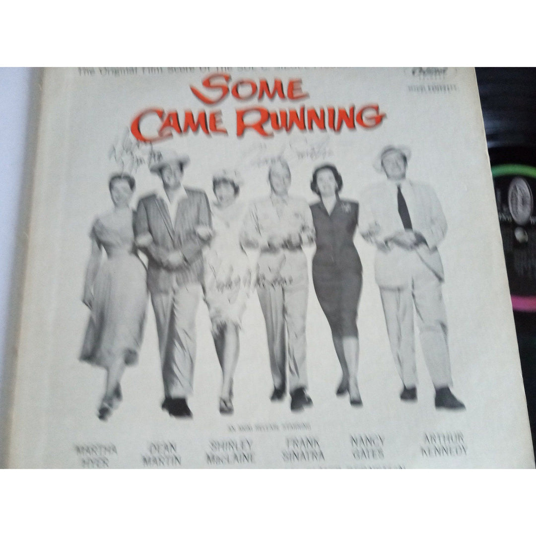 Frank Sinatra, Dean Martin, Shirley MacLaine Some Camp Came Running LP signed with proof