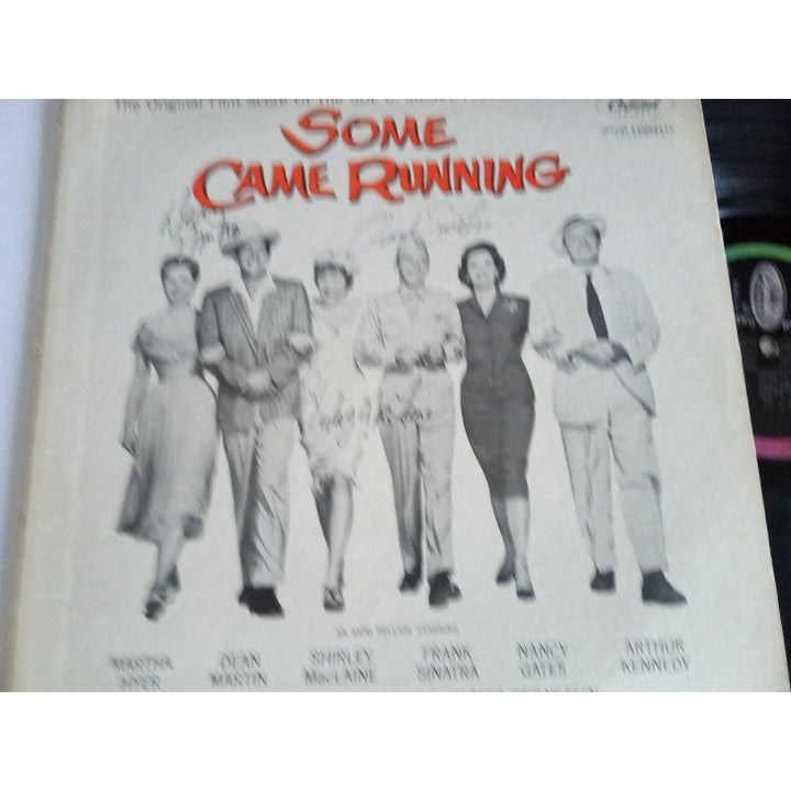 Frank Sinatra, Dean Martin, Shirley MacLaine Some Camp Came Running LP signed with proof