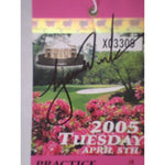 Load image into Gallery viewer, Tiger Woods 2005 Master&#39;s ticket signed with proof
