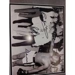 Load image into Gallery viewer, Muhammed Ali Paul McCartney John Lennon The Beatles framed 24x35 and signed with proof
