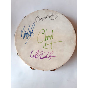The Byrds Roger McGuinn, David Crosby, Chris Hillman tambourine signed