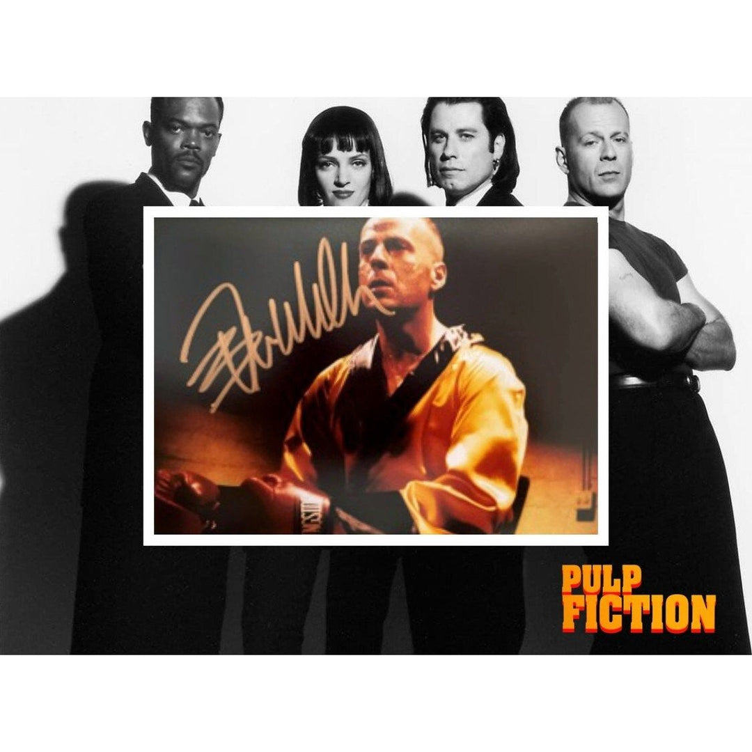 Bruce Willis Pulp Fiction "Butch Coolidge" 5 x 7 photo signed with proof