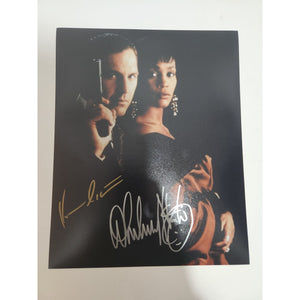The Bodyguard Kevin Costner and Whitney Houston 8 x 10 photo signed with proof