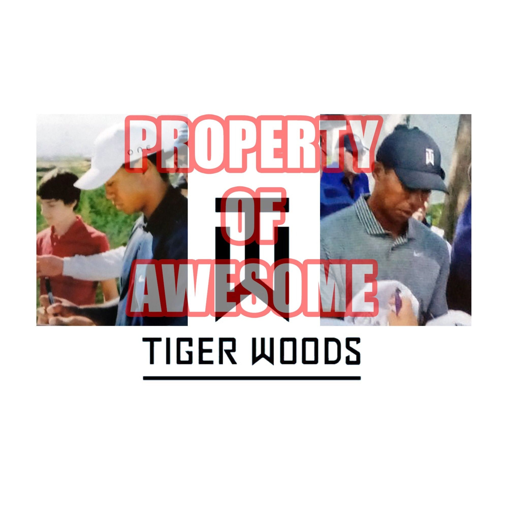 Tiger Woods 2006 British Open 8 x 10 signed photo with proof
