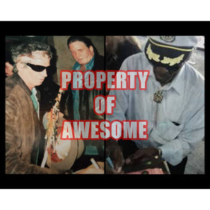 Keith Richards and Chuck Berry 8 by 10 signed photo with proof