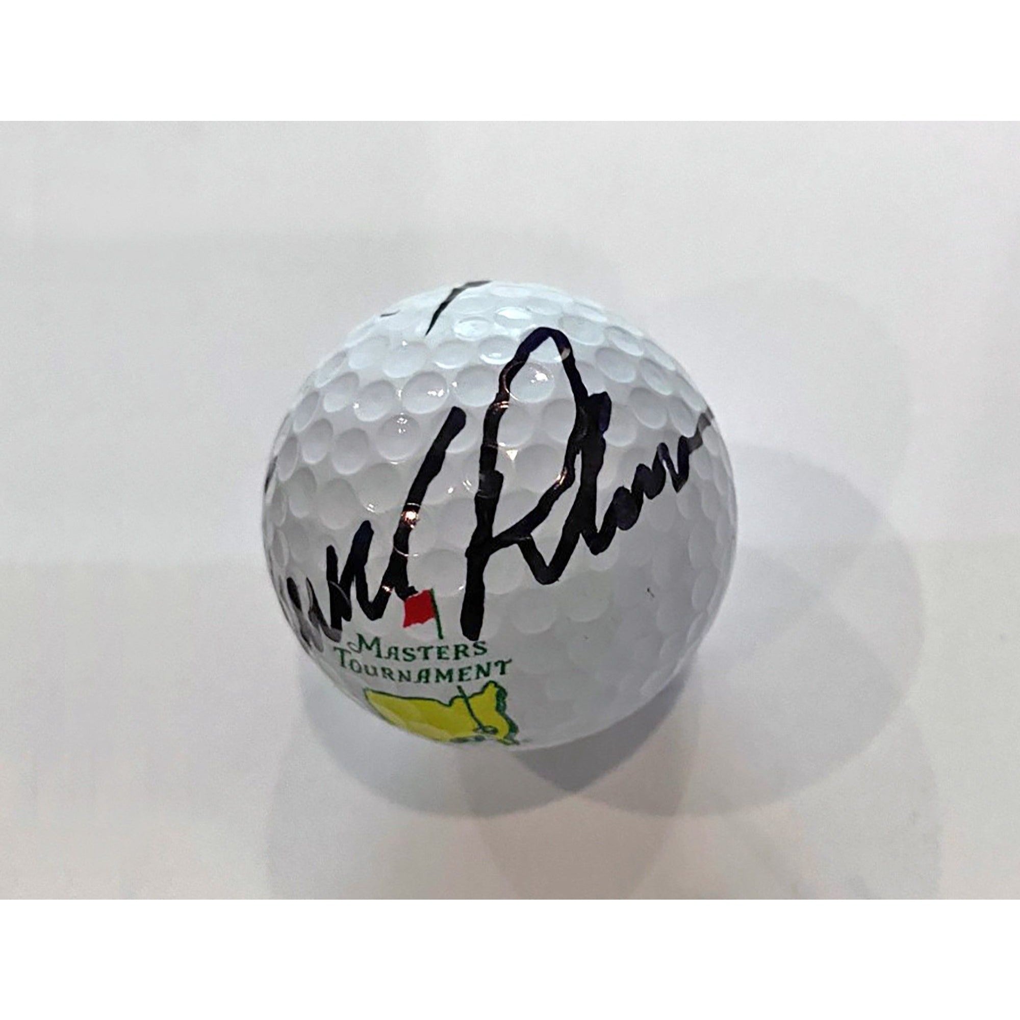 Arnold Palmer Master signed golf ball with proof