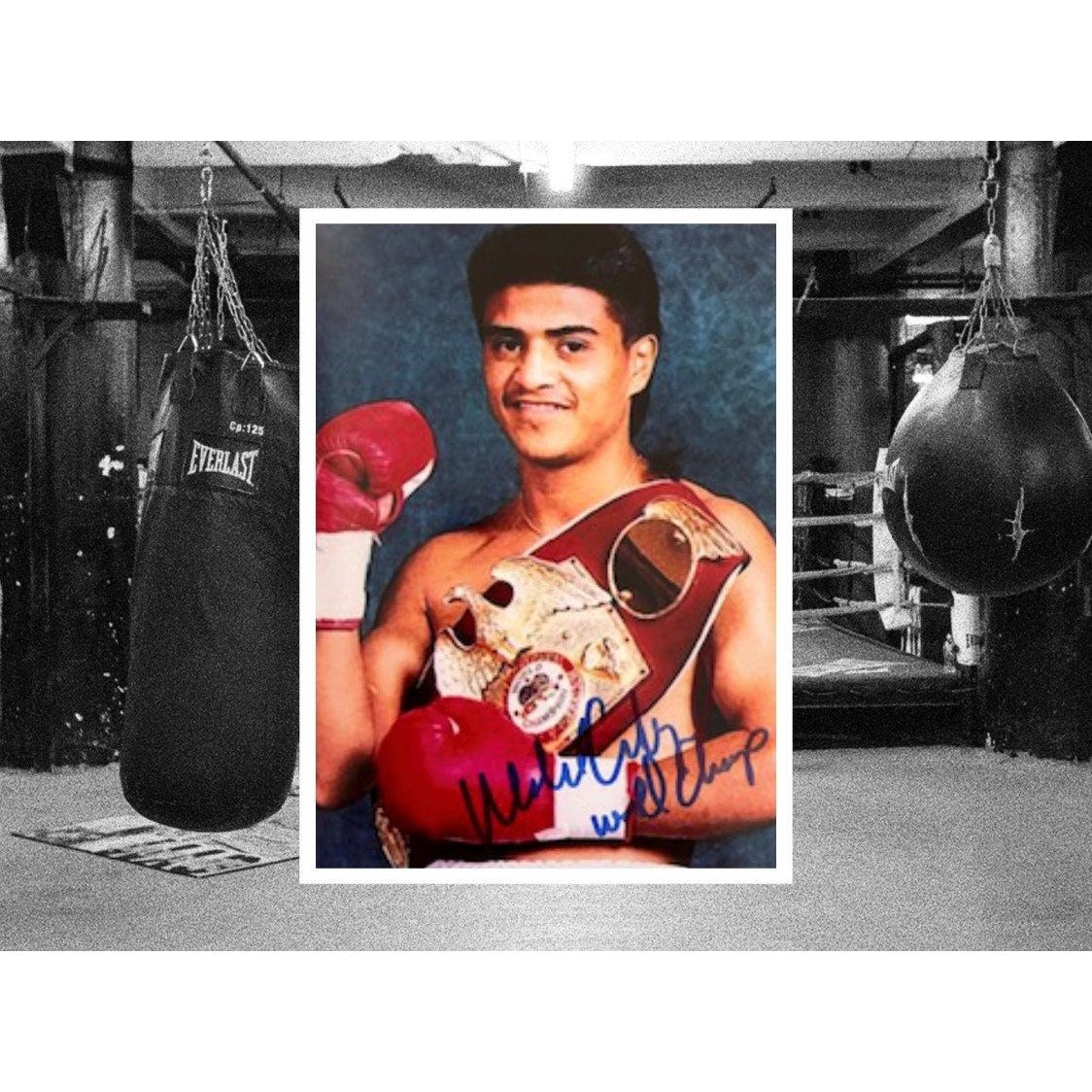 Michael Carbajal boxing great 5 x 7 photo signed