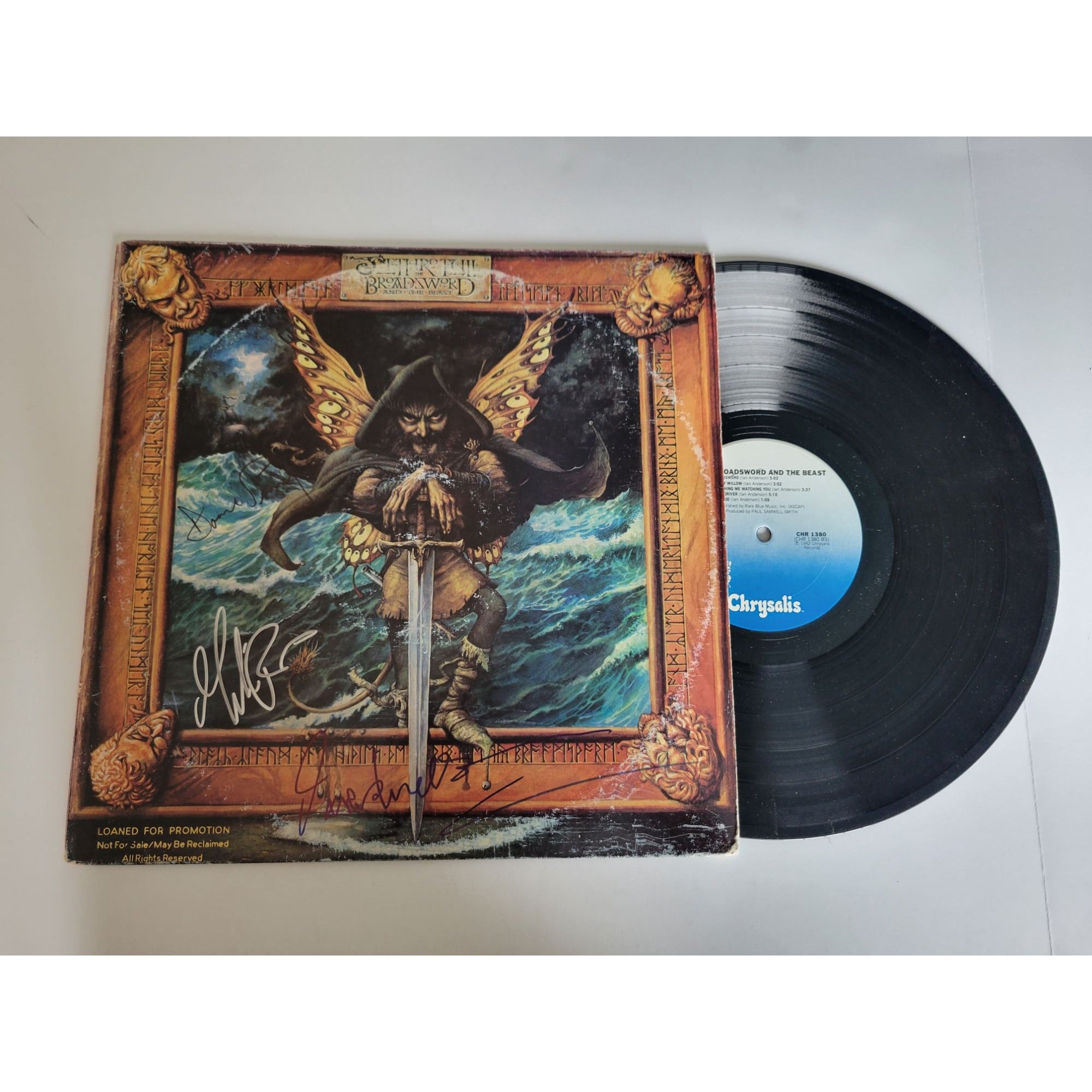 Ian Anderson Jethro Tull LP signed