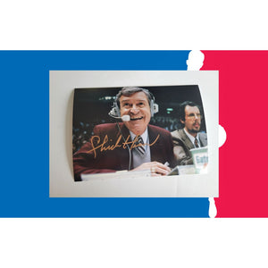 Chick Hearn 5 x 7 photograph signed