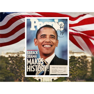 Barack Obama People magazine signed with proof