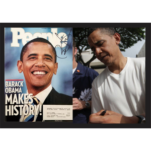 Barack Obama People magazine signed with proof