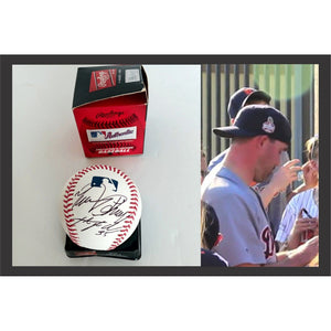 Miguel Cabrera Justin Verlander Detroit Tigers signed MLB baseball with proof