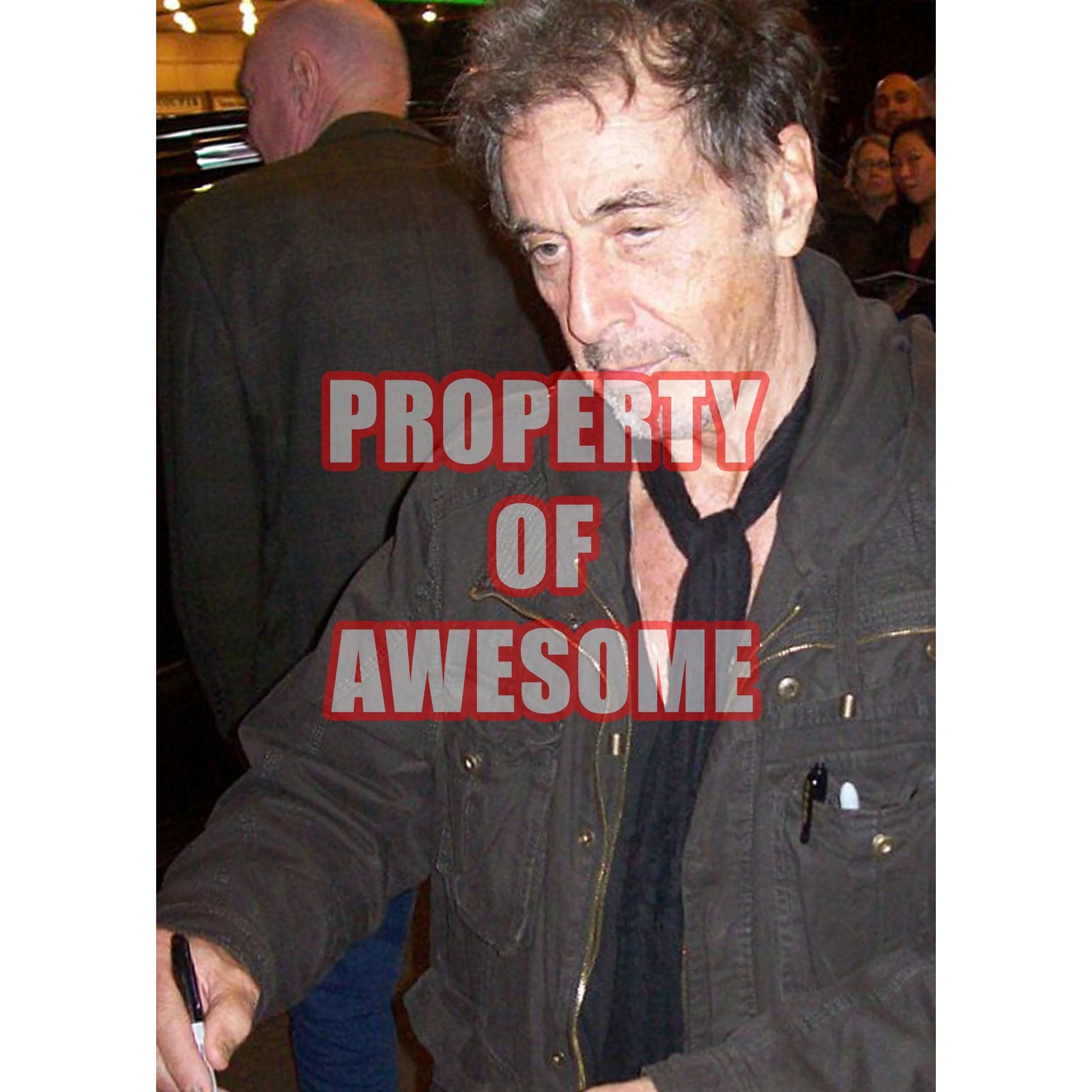 Al Pacino and Brian De Palma Scarface Tony Montana 8x10 signed with proof