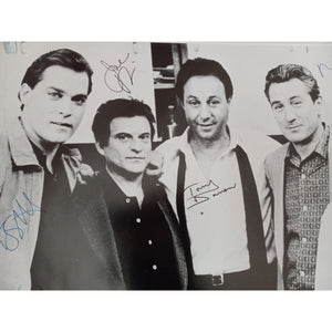 Robert DeNiro, Joe Pesci, Martin Scorsese, Ray Liotta Goodfellas 30x24 poster signed with proof - Awesome Artifacts 