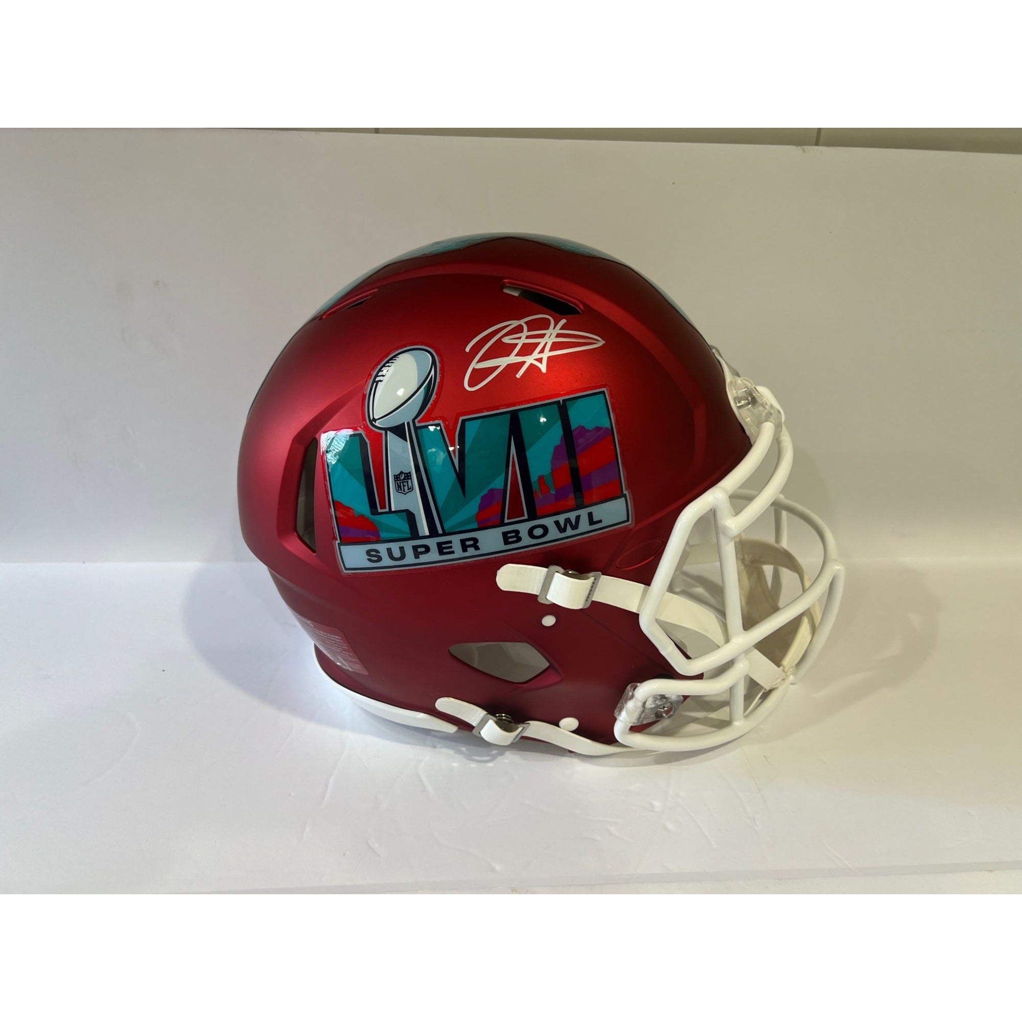 super bowl 57 mini helmet