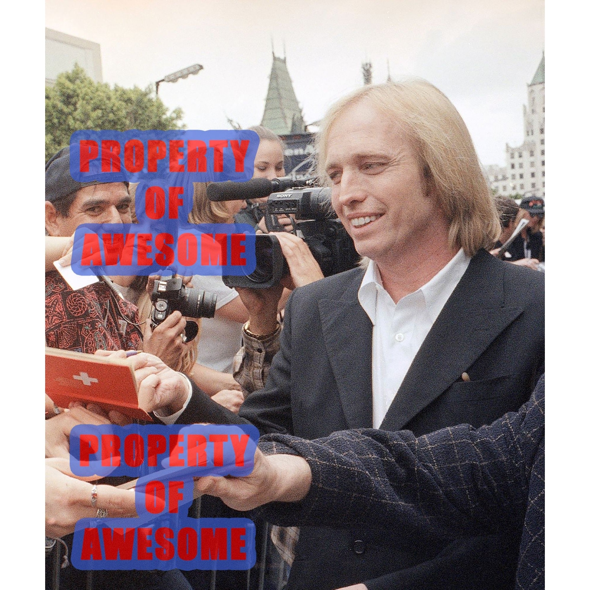 Tom Petty 8 by 10 signed photo with proof - Awesome Artifacts 