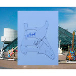 Load image into Gallery viewer, Paul Simon and Art Garfunkel electric guitar pickguard signed
