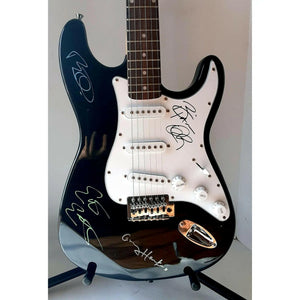 Ric Ocasek, Benjamin Orr, Greg Hawkes, Elliot Easton The Cars signed guitar with proof