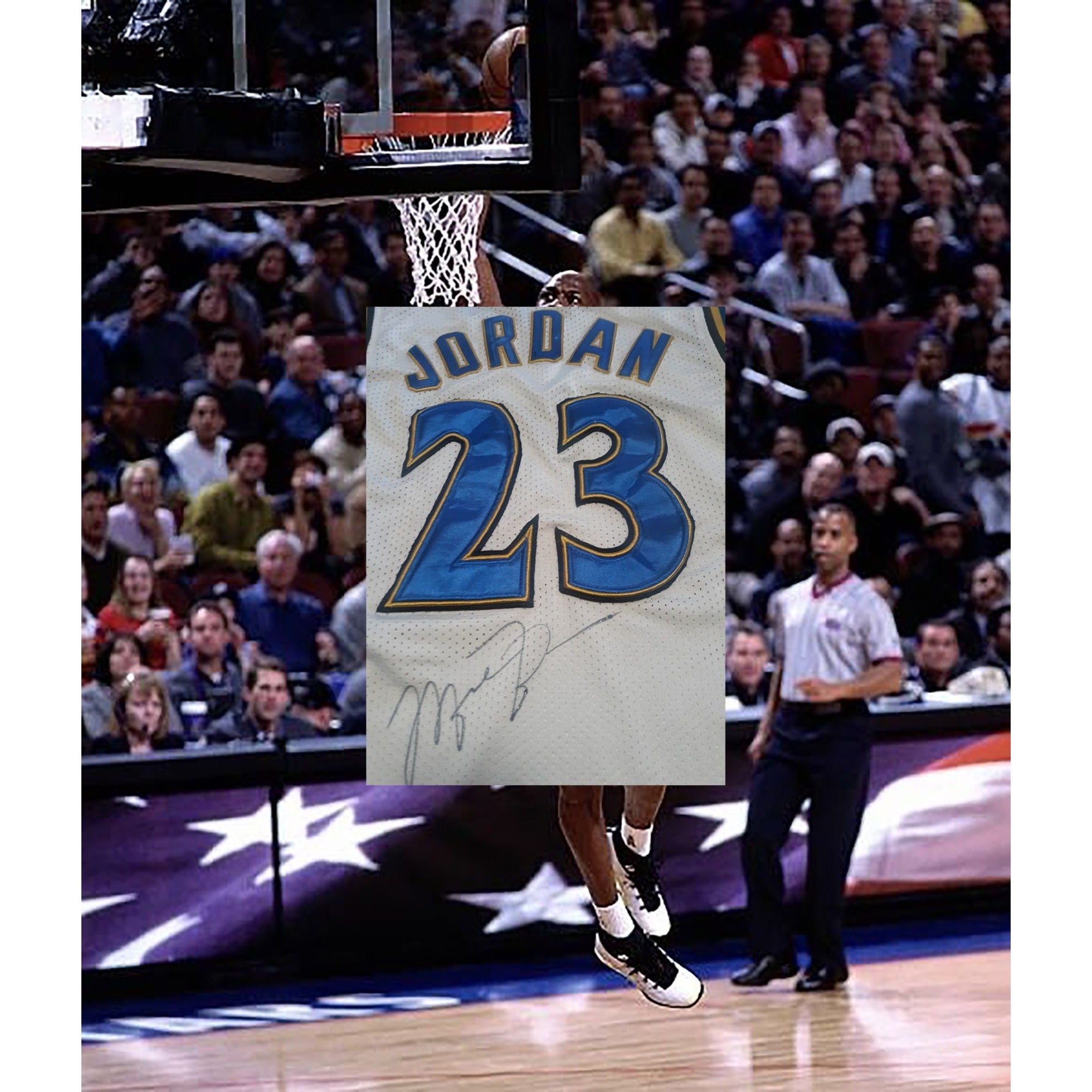 Autographed Washington Wizards Michael Jordan Fanatics Authentic White Nike  Jersey - Upper Deck