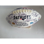 Load image into Gallery viewer, New England Patriots 2004 Super Bowl champs team signed football with proof
