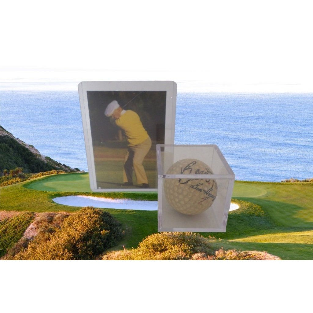 Ben Hogan vintage logo golf ball signed